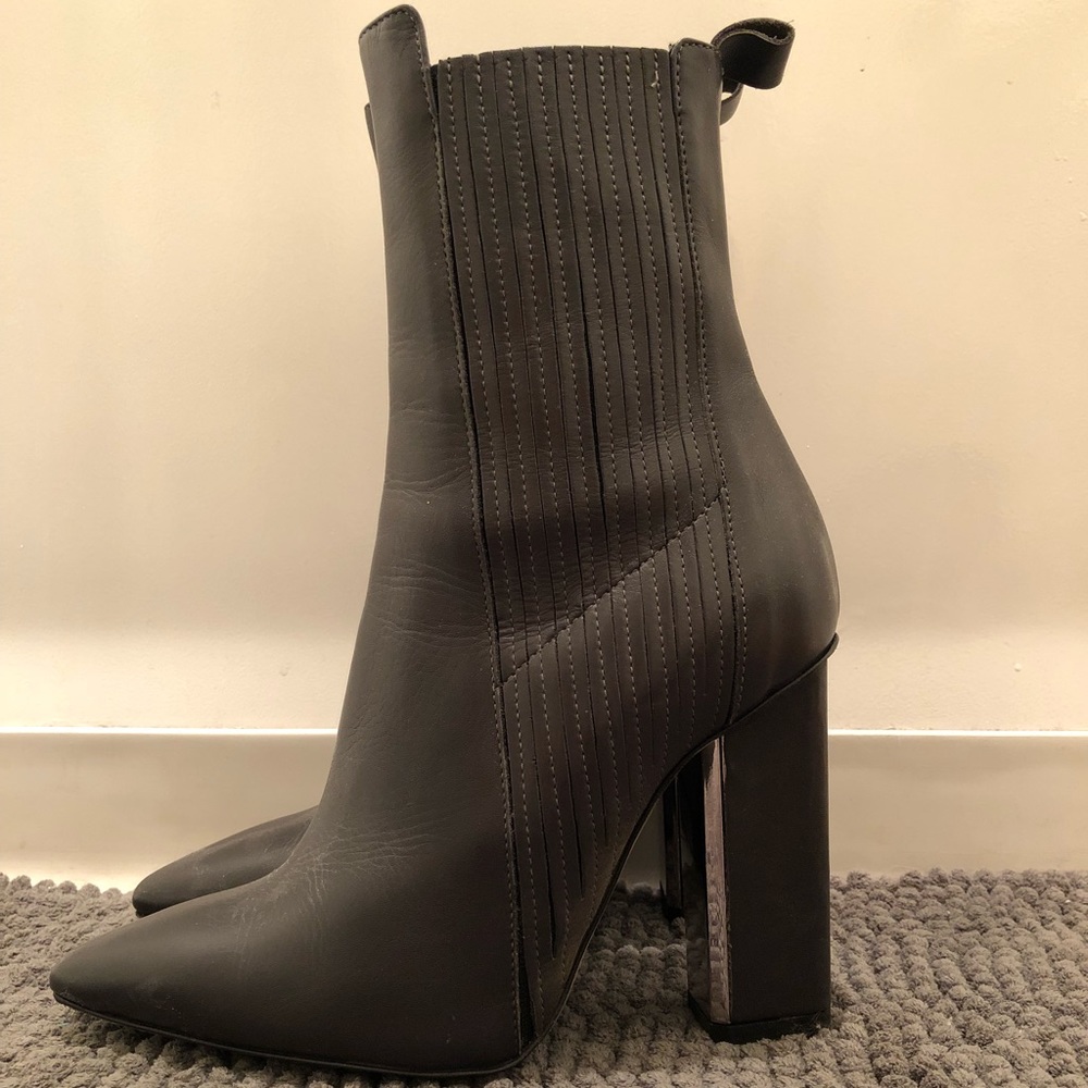 SOLD All Saints Boots Grey Size 36